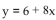 <strong>Find an equation of the inverse of the relation. </strong> A) B) C)y = 8 + 6x D)x = 8 + 6y