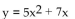 <strong>Find an equation of the inverse of the relation. </strong> A) B) C) D)