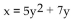 <strong>Find an equation of the inverse of the relation. </strong> A) B) C) D)