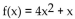 <strong>Determine whether the function is one-to-one. </strong> A)No B)Yes