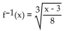 <strong>Determine whether the given function is one-to-one. If so, find a formula for the inverse. </strong> A) B) C)Not a one-to-one function D)