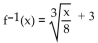 <strong>Determine whether the given function is one-to-one. If so, find a formula for the inverse. </strong> A) B) C)Not a one-to-one function D)