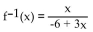 <strong>Determine whether the given function is one-to-one. If so, find a formula for the inverse. </strong> A) B) C) D)Not a one-to-one function