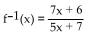 <strong>Determine whether the given function is one-to-one. If so, find a formula for the inverse. </strong> A) B) C)Not a one-to-one function D)