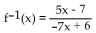 <strong>Determine whether the given function is one-to-one. If so, find a formula for the inverse. </strong> A) B) C)Not a one-to-one function D)