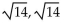 <strong>Solve. Give exact solutions. </strong> A) B) C)12 D)
