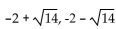 <strong>Solve. Give exact solutions. </strong> A) B) C)12 D)