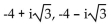 <strong>Solve. Give exact solutions. </strong> A)-1, 7 B) C) D)