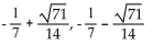 <strong>Solve. Give exact solutions. </strong> A) B) C) D)