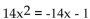 <strong>Solve. </strong> A) B) C) D)