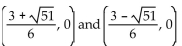 <strong>Find the x-intercepts. </strong> A) B) C) D)