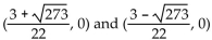 <strong>Find the x-intercepts. </strong> A) B)(9, 0)and (6, 0) C) D)No x-intercepts