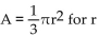 Solve the formula for the indicated letter. Assume that all variables represent nonnegative numbers. -