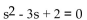 Determine the nature of the solutions of the equation. - 