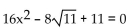 Determine the nature of the solutions of the equation. - 