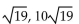 Write a quadratic equation having the given numbers as solutions. - 