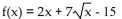 Find the x-intercepts of the function. - 