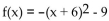 Without graphing, find the vertex. - 