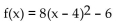 Without graphing, find the vertex. - 