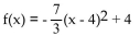 Without graphing, find the line of symmetry. - 