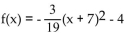 Without graphing, find the line of symmetry. - 