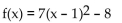 Without graphing, find the line of symmetry. - 