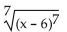 <strong>Find the following. Assume that letters can represent any real number. </strong> A) B) C)6 - x D)x - 6