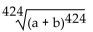 <strong>Find the following. Assume that letters can represent any real number. </strong> A) B) C)a + b D)