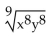 <strong>Rewrite without rational exponents, and simplify, if possible. </strong> A) B) C) D)