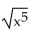 Rewrite with rational exponents. - 