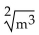 Rewrite with rational exponents. - 
