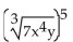 Rewrite with rational exponents. - 