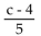 <strong>Find all numbers for which the rational expression is not defined. </strong> A)c = -4 B)c = 0 C)None D)c = 4
