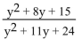 <strong>Simplify. </strong> A) B) C) D)
