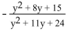 <strong>Simplify. </strong> A) B) C) D)