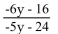 <strong>Simplify. </strong> A) B)- C) D)