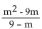 <strong>Simplify. </strong> A)-(m + 3) B)m + 3 C)-m D)m