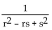 <strong>Perform the indicated operations and simplify. </strong> A)r + s B)r - s C) D)