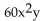 <strong>Find the LCM. </strong> A) B)60xy C) D)
