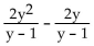 Add or subtract. Then simplify. If a denominator has two or more factors (other than monomials), leave it in factored form. Express the answer using the denominator of the first fraction when applicable. -