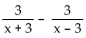 Add or subtract. Then simplify. If a denominator has two or more factors (other than monomials), leave it in factored form. Express the answer using the denominator of the first fraction when applicable. - 