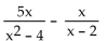 Add or subtract. Then simplify. If a denominator has two or more factors (other than monomials), leave it in factored form. Express the answer using the denominator of the first fraction when applicable. -