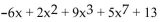 <strong>Arrange in descending powers of x. </strong> A) B) C) D)