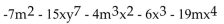 <strong>Arrange in descending powers of x. </strong> A) B) C) D)