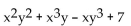 <strong>Arrange in descending powers of x. </strong> A) B) C) D)