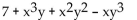 <strong>Arrange in descending powers of x. </strong> A) B) C) D)