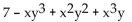 <strong>Arrange in descending powers of x. </strong> A) B) C) D)