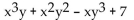 <strong>Arrange in descending powers of x. </strong> A) B) C) D)