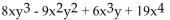 <strong>Arrange in ascending powers of x. </strong> A) B) C) D)