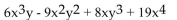 <strong>Arrange in ascending powers of x. </strong> A) B) C) D)